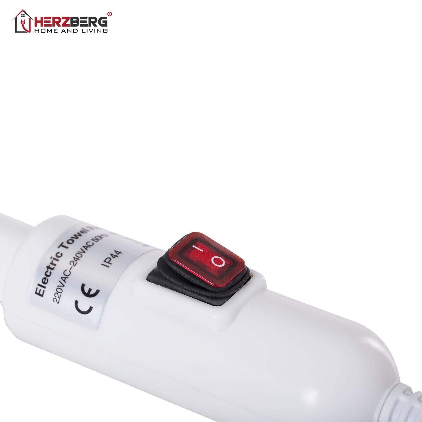 Herzberg HG-8071: elektrisch verwarmd handdoekenrek - Bivakshop