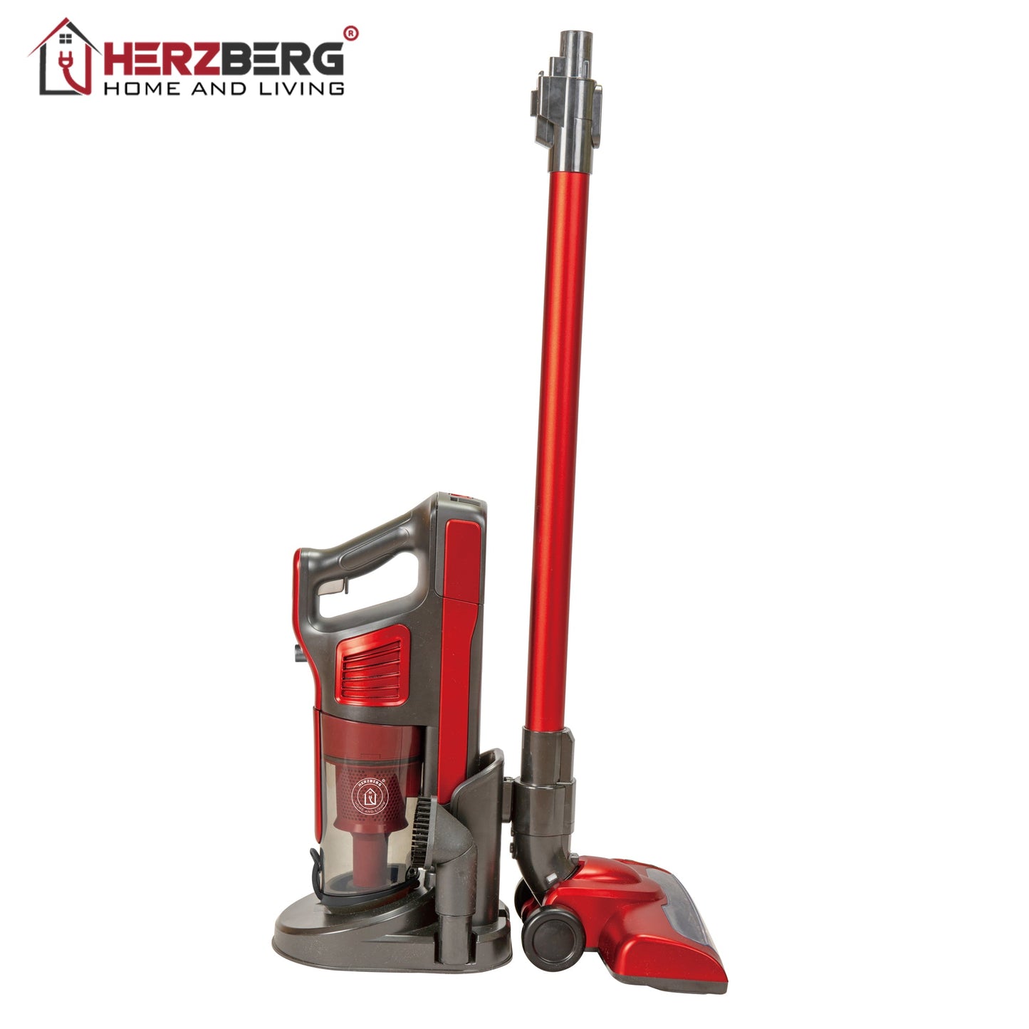 Herzberg HG-8074RD: oplaadbare stofzuiger - Bivakshop