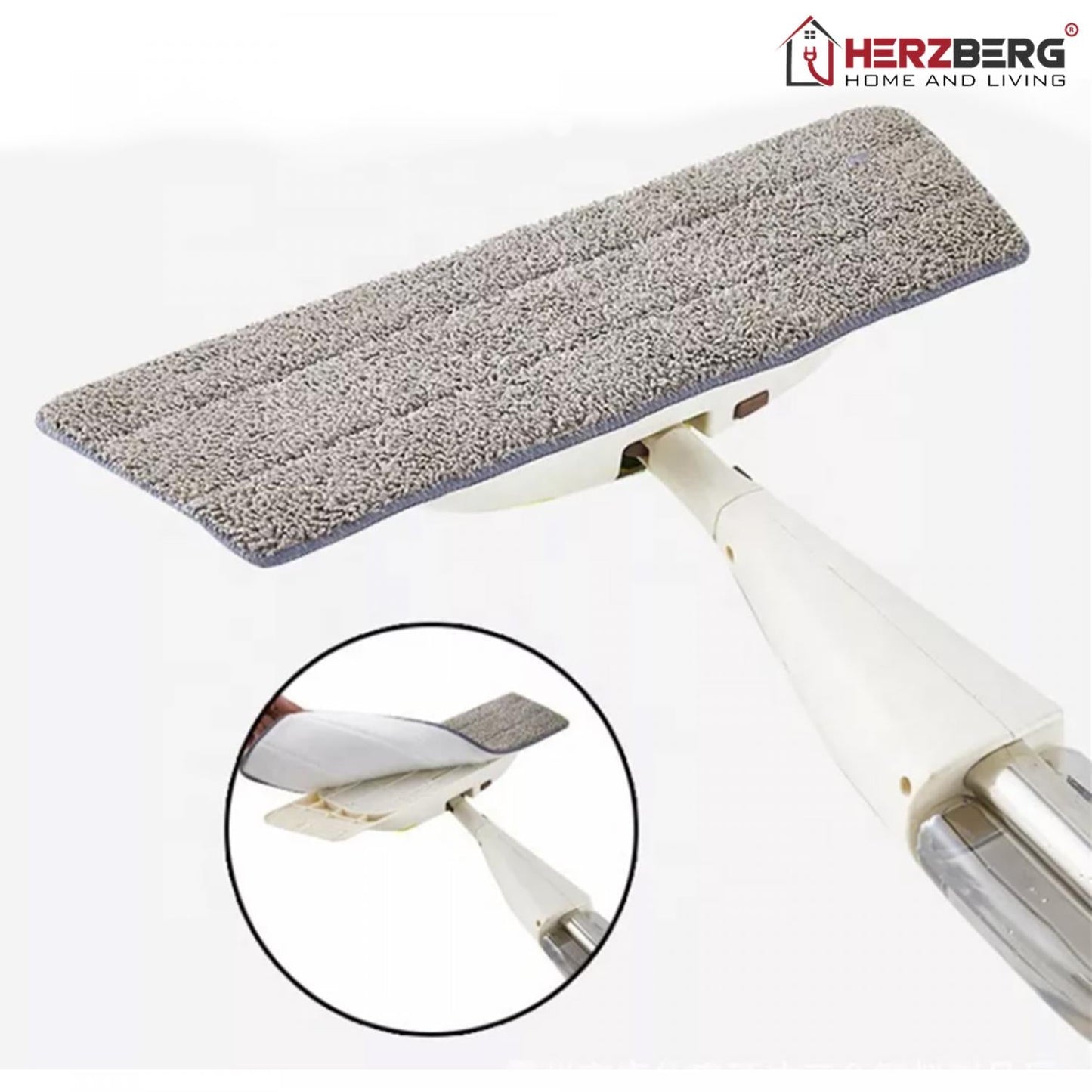 Herzberg vloerwisser met waternevel - vloermop - Bivakshop