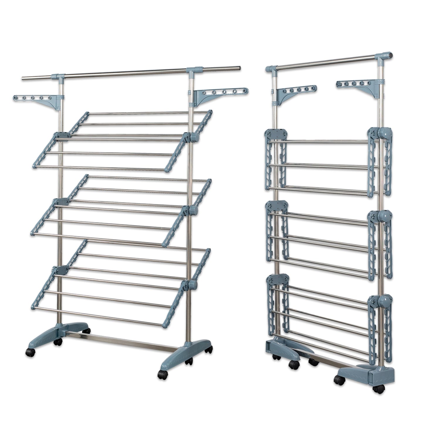Herzberg wasdroogrek met 3 niveaus wit - Bivakshop