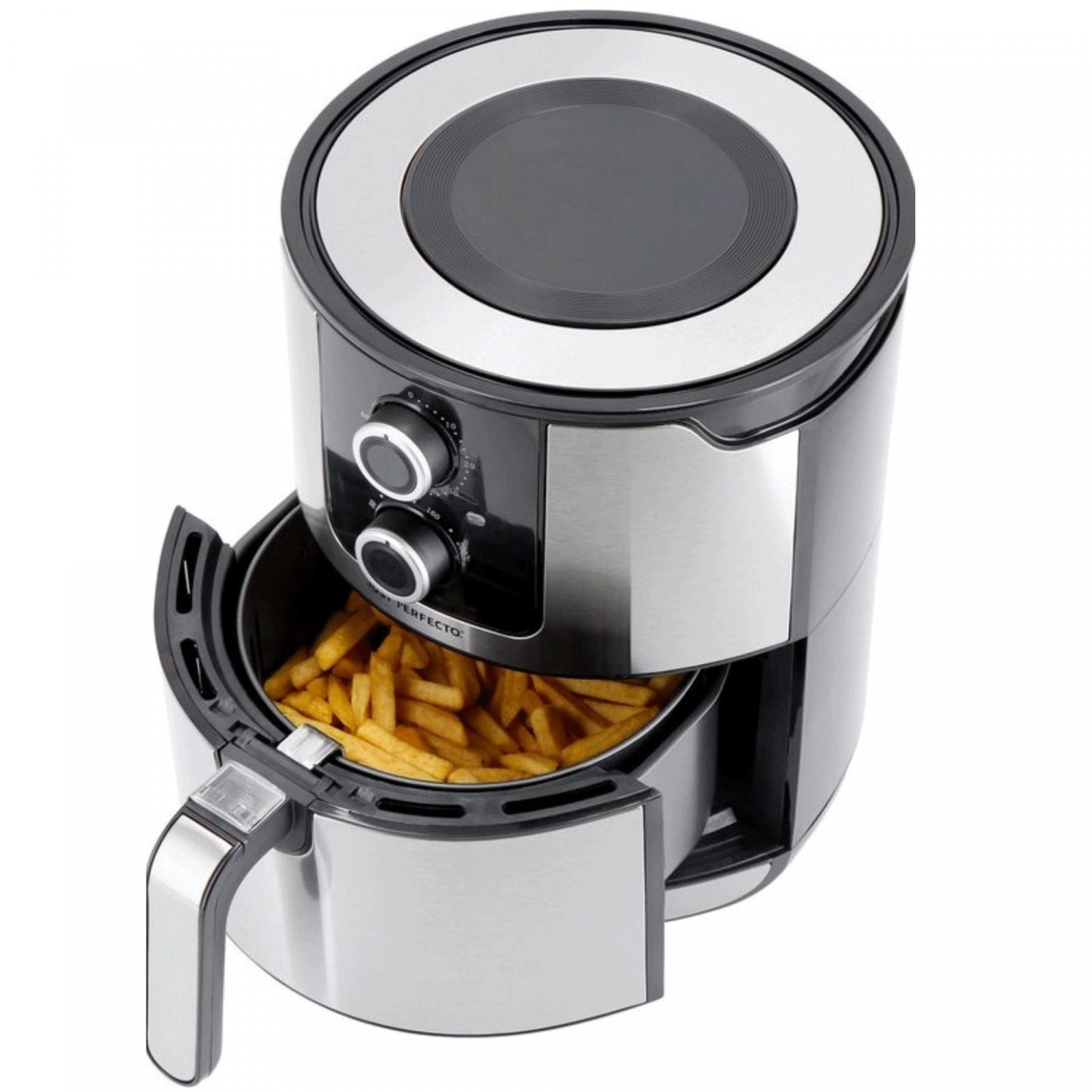 Just Perfecto JL-05: 1400 W Airfryer dubbele knopbediening - 4L - Bivakshop