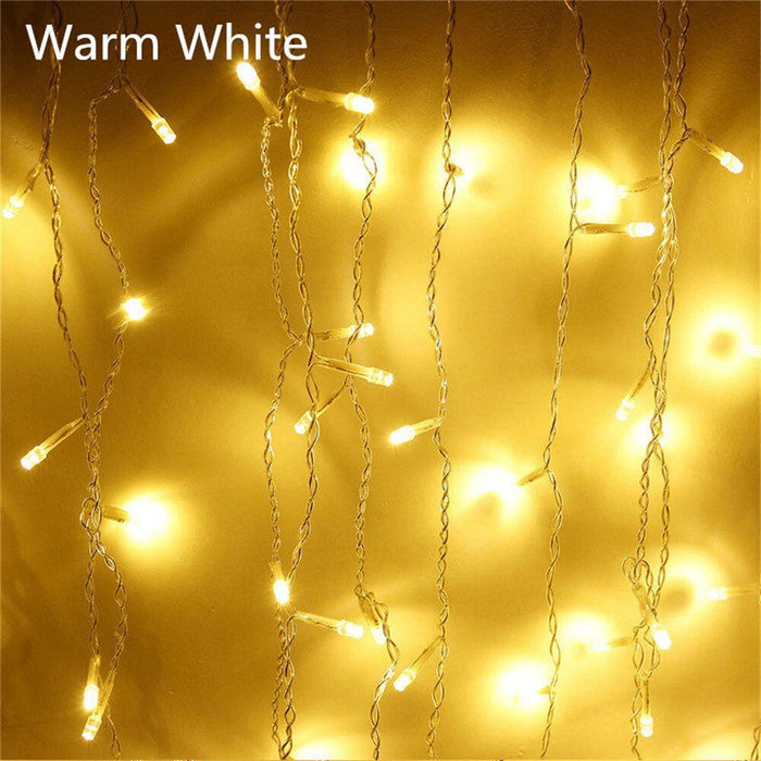 Kerstverlichting waterval buitendecoratie 5M hangend - 1lichtslinger - Bivakshop