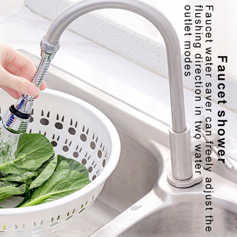 Keukenkraan Water Rvs -Hoge Druk - Waterbesparend - 360 graden - Sproeikop - 2 lengtes - Bivakshop