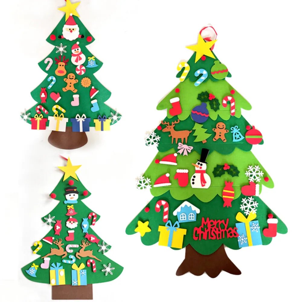 Kids DIY vilt kerstboom decoratie - Perfect voor kerstmis 2022! - Bivakshop