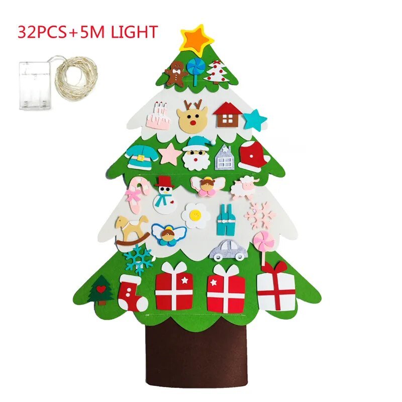 Kids DIY vilt kerstboom decoratie - Perfect voor kerstmis 2022! - Bivakshop