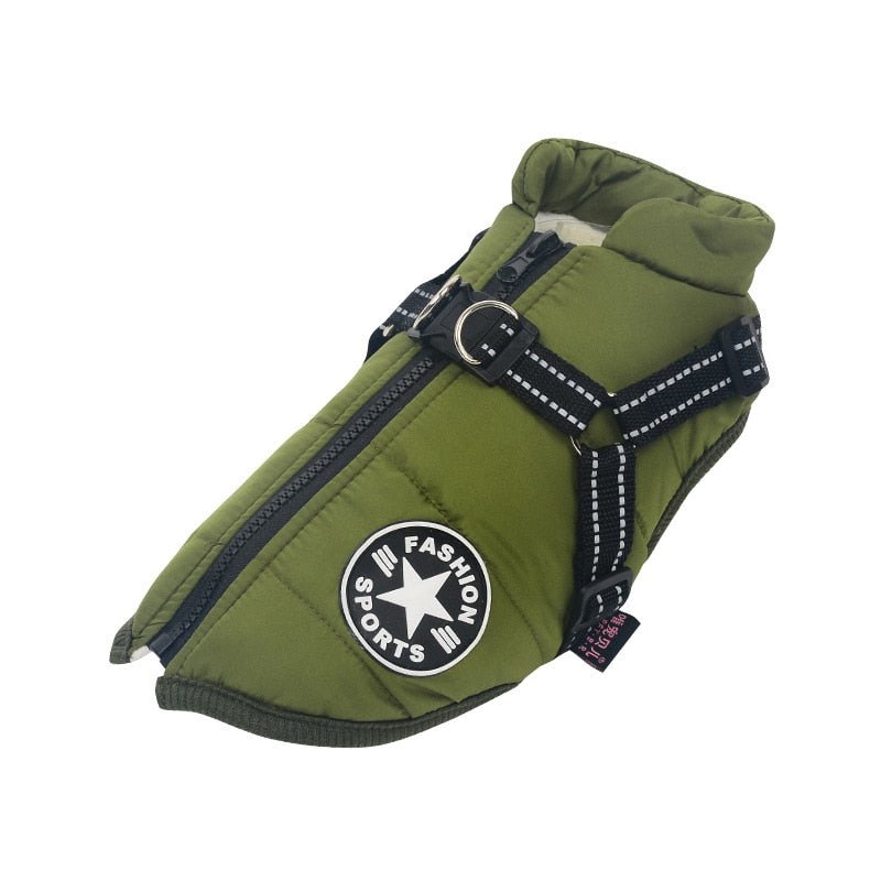 Kleine en medium honden harnas - Puppy Kleding - Waterdichte Hond Jas - Reflecterend Vest - Bivakshop
