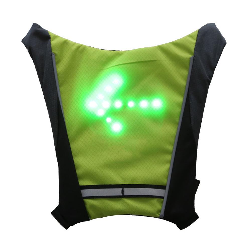 Led draadloze richtingaanwijzer vest - Mannen - Reflecterend - 2 kleuren - Bivakshop