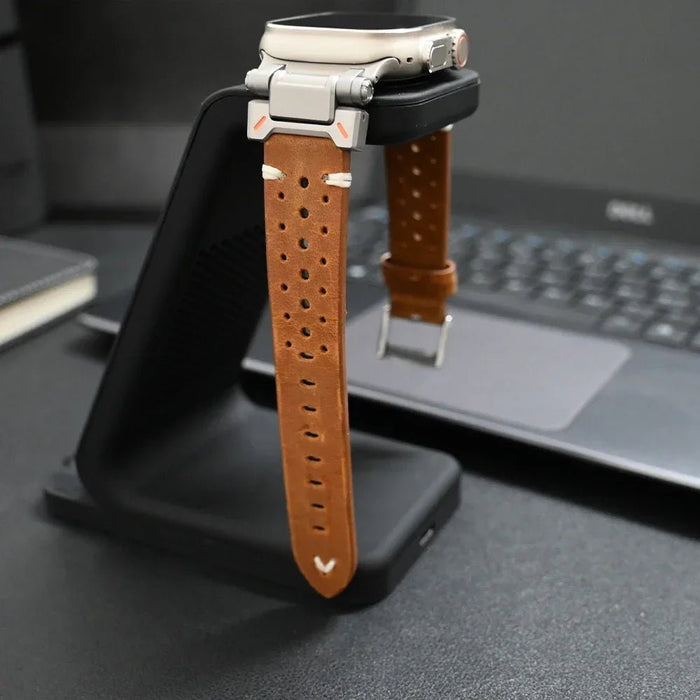Leren band voor Apple Watch Ultra 2 - 45 en 49 mm modellen - Bivakshop
