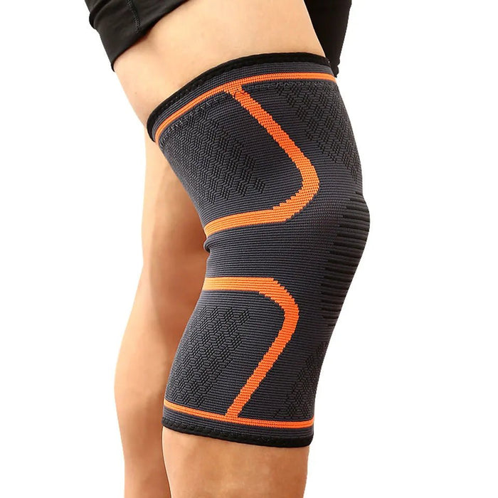 Loogdeel 1 stuk elastisch nylon sport kniebrace - Compressie kniepad - Bivakshop