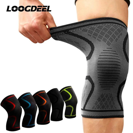 Loogdeel 1 stuk elastisch nylon sport kniebrace - Compressie kniepad - Bivakshop