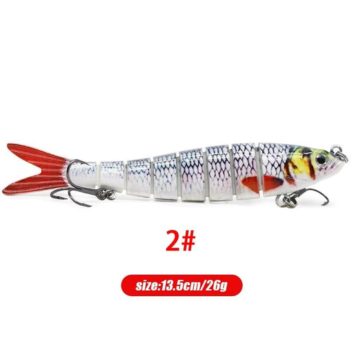 Luya Aas Bionisch verbonden gebroken gelede Hard aas - 13.5cm/26g - Visgerei - Bivakshop