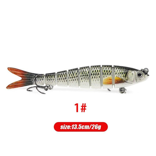 Luya Aas Bionisch verbonden gebroken gelede Hard aas - 13.5cm/26g - Visgerei - Bivakshop