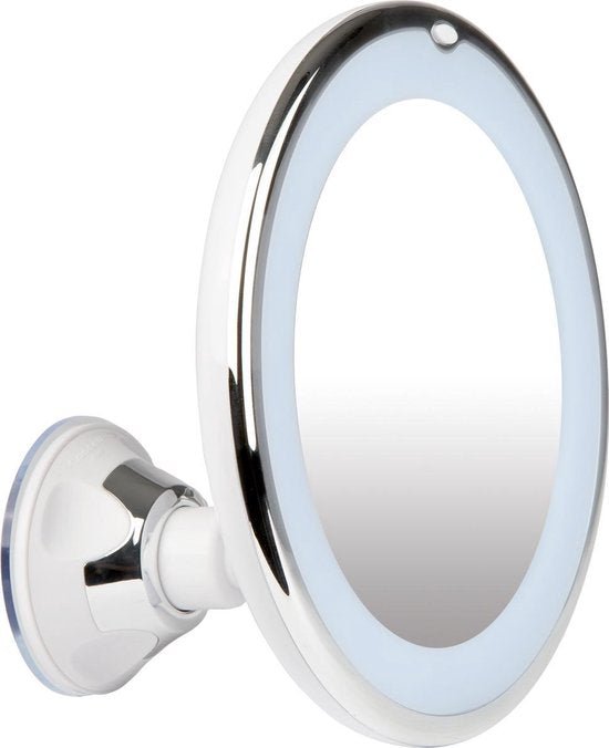 Gillian Jones - Make-up spiegel met LED-licht, touchfunctie en GWP zuignapspiegel - Wit Gillian Jones - Make-up spiegel met LED-licht, touchfunctie en GWP zuignapspiegel - Wit