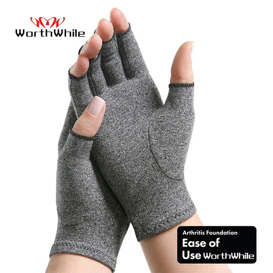 Moeite waard compressie artritis handschoenen - Pijnverlichtende polssteun - Comfortabele katoenen handschoenen voor mannen en vrouwen - Bivakshop