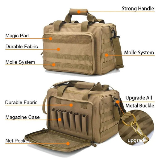 NANCY TINO molle systeem outdoor jacht pistool opbergtas - Bivakshop