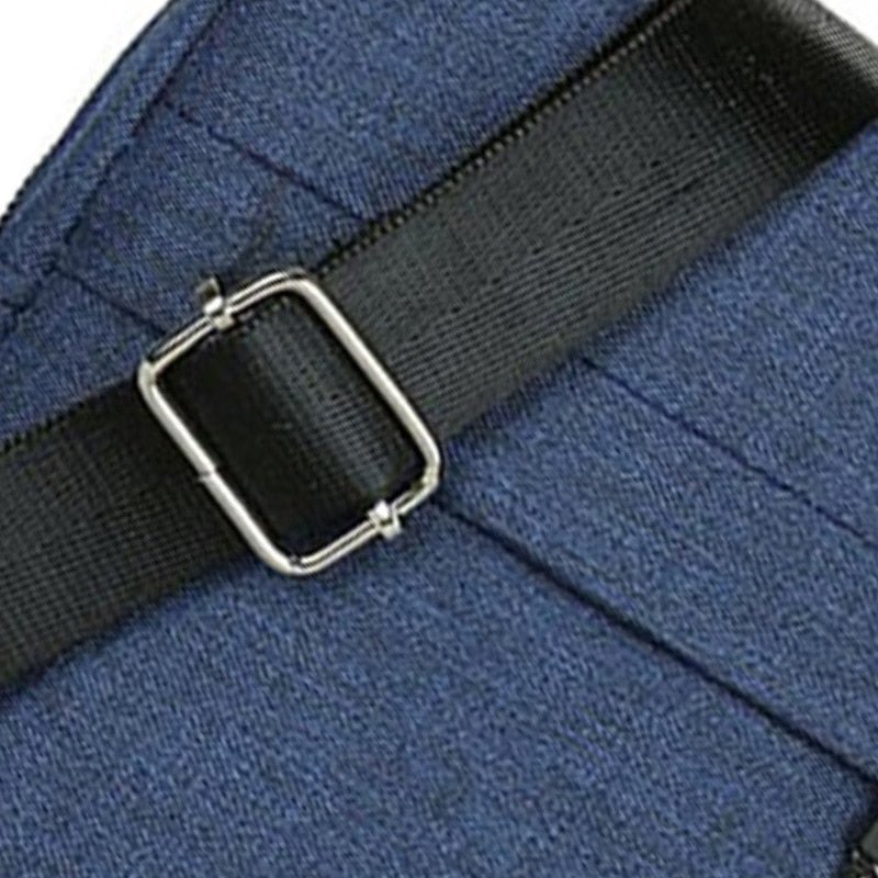 Nylon Schoudertas - Mannen - Effen kleur - Retro - Bivakshop