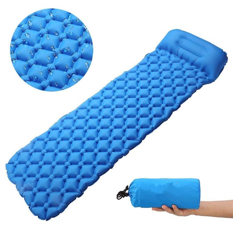 Opblaasbaar matras - 1 persoon - Luchtkussen - Lichtgewicht - Bivakshop