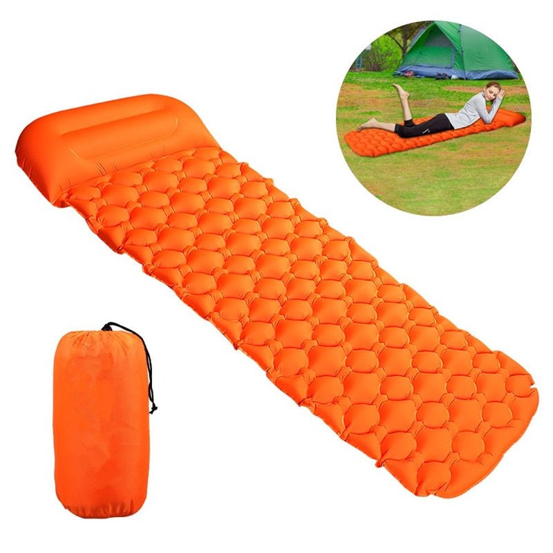 Opblaasbaar matras - 1 persoon - Luchtkussen - Lichtgewicht - Bivakshop