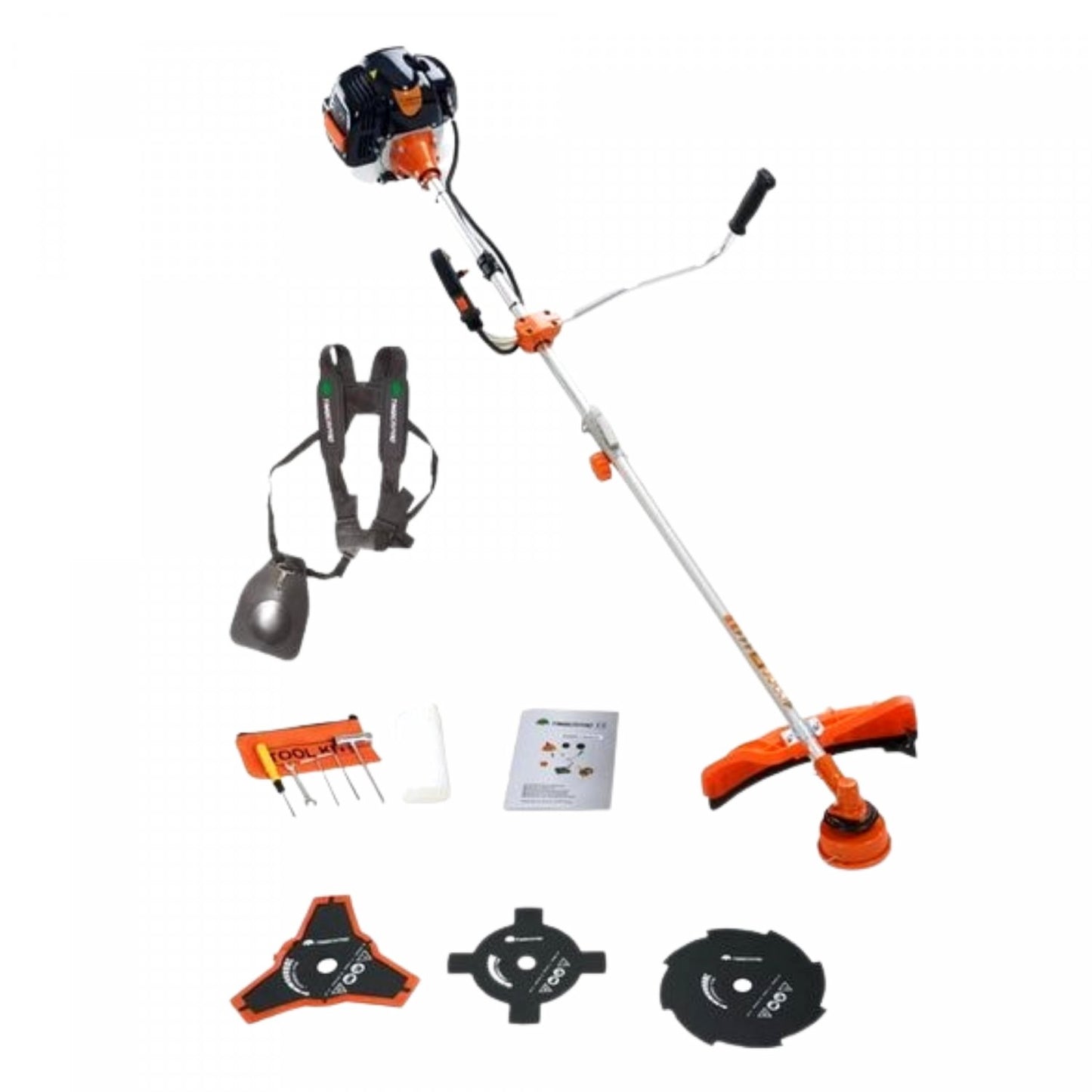 Powertech RL-PT580: 8-in-1 professionele bosmaaier, heggenschaar en kettingzaag - Bivakshop
