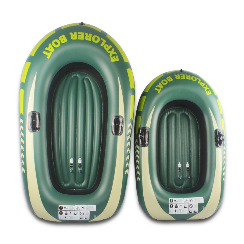 PVC opblaasbare kayak kano - 1 tot 2 Persoon rubberboot - Bivakshop