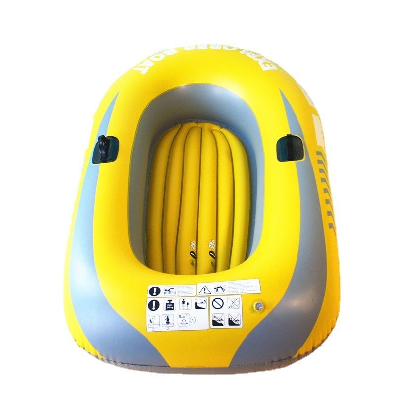 PVC opblaasbare kayak kano - 1 tot 2 Persoon rubberboot - Bivakshop