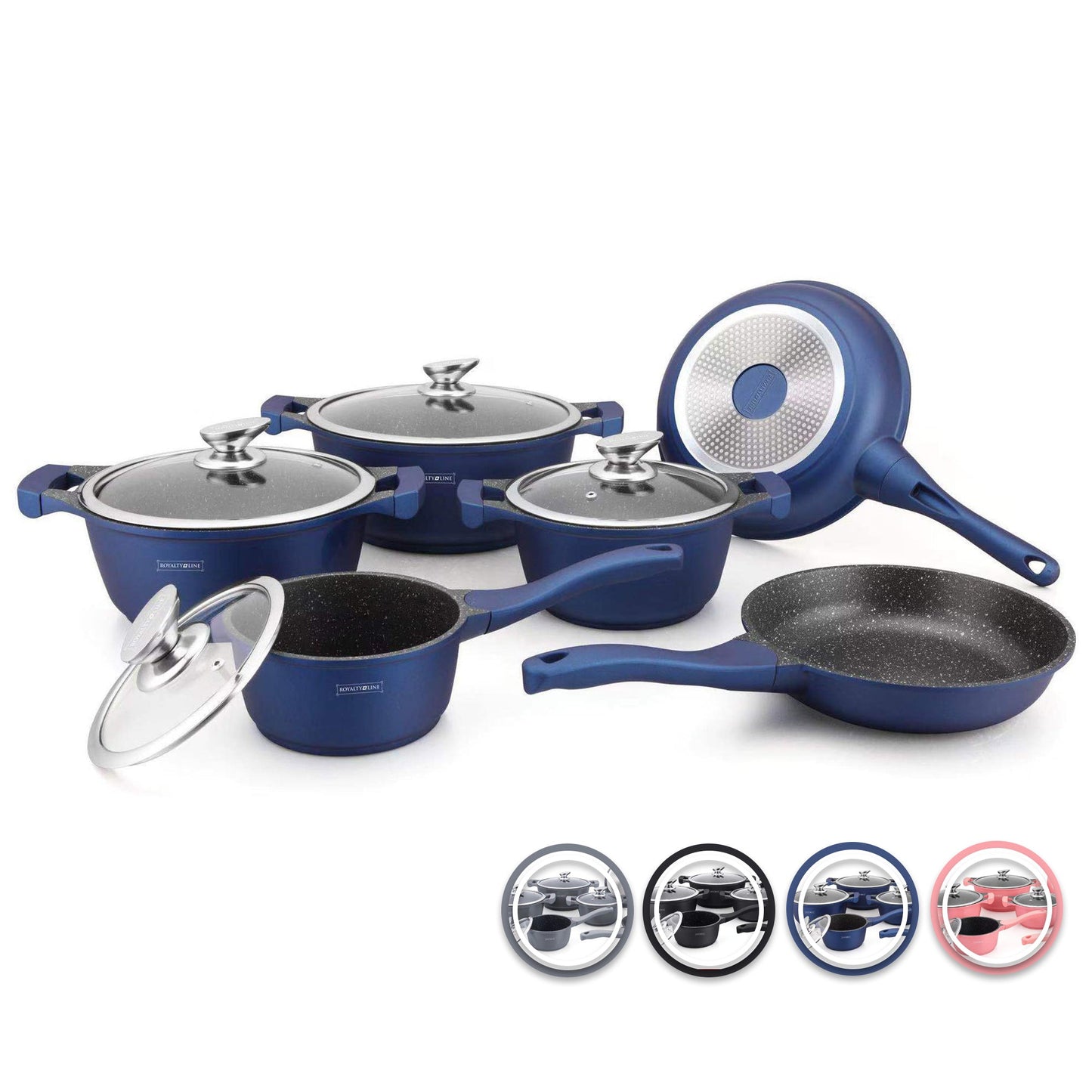 Royalty Line 10 Stuks Pot met Keramiek - Geen giftige stoffen - Rood - Bivakshop
