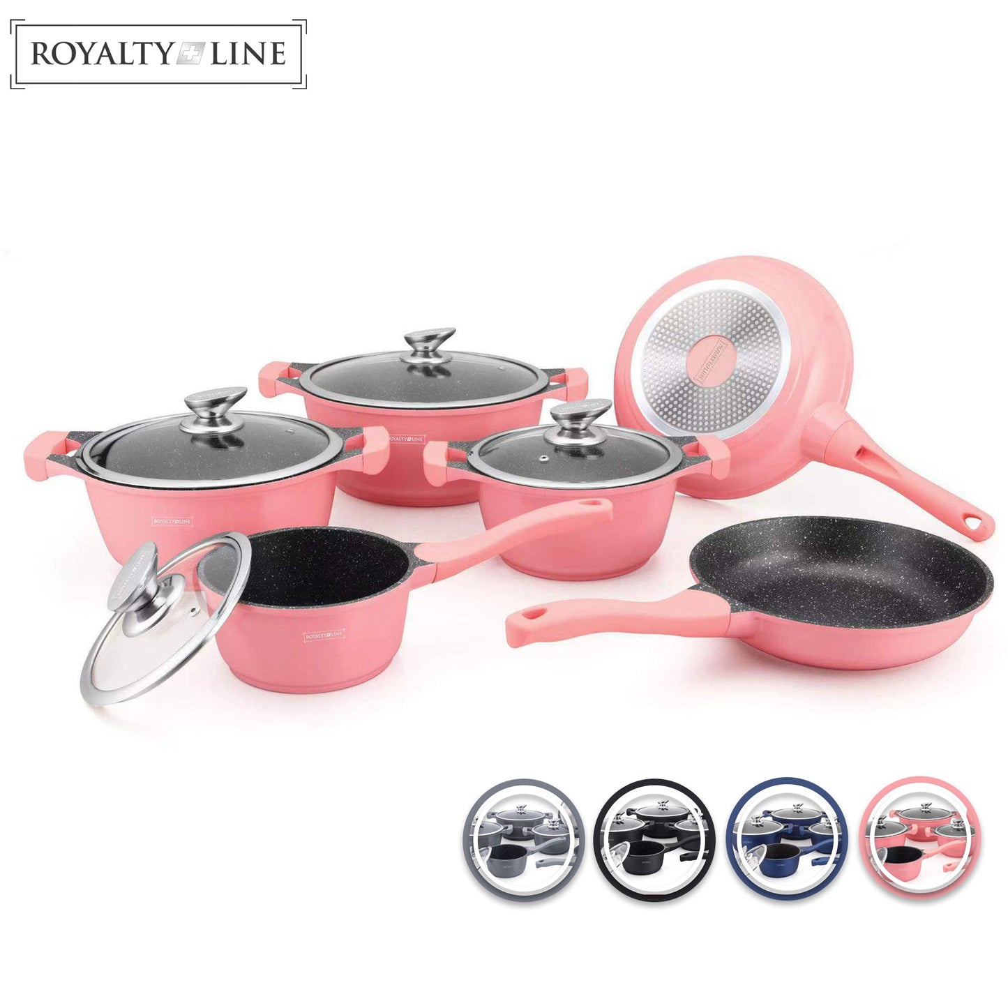 Royalty Line 10 Stuks Pot met Keramiek - Geen giftige stoffen - Rood - Bivakshop
