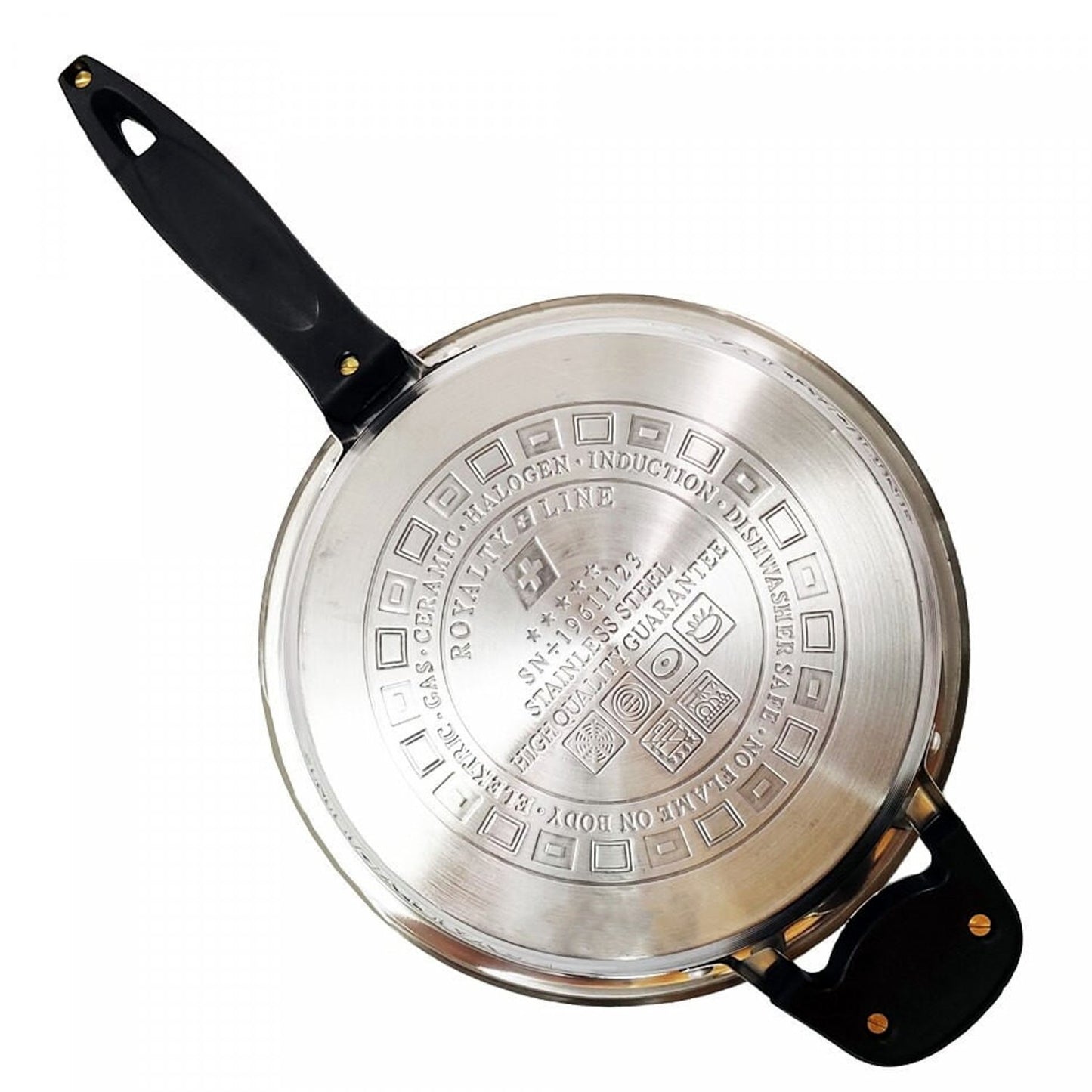 Royalty Line RL-16RGNM: 16-delige premium roestvrijstalen pannenset - Bivakshop