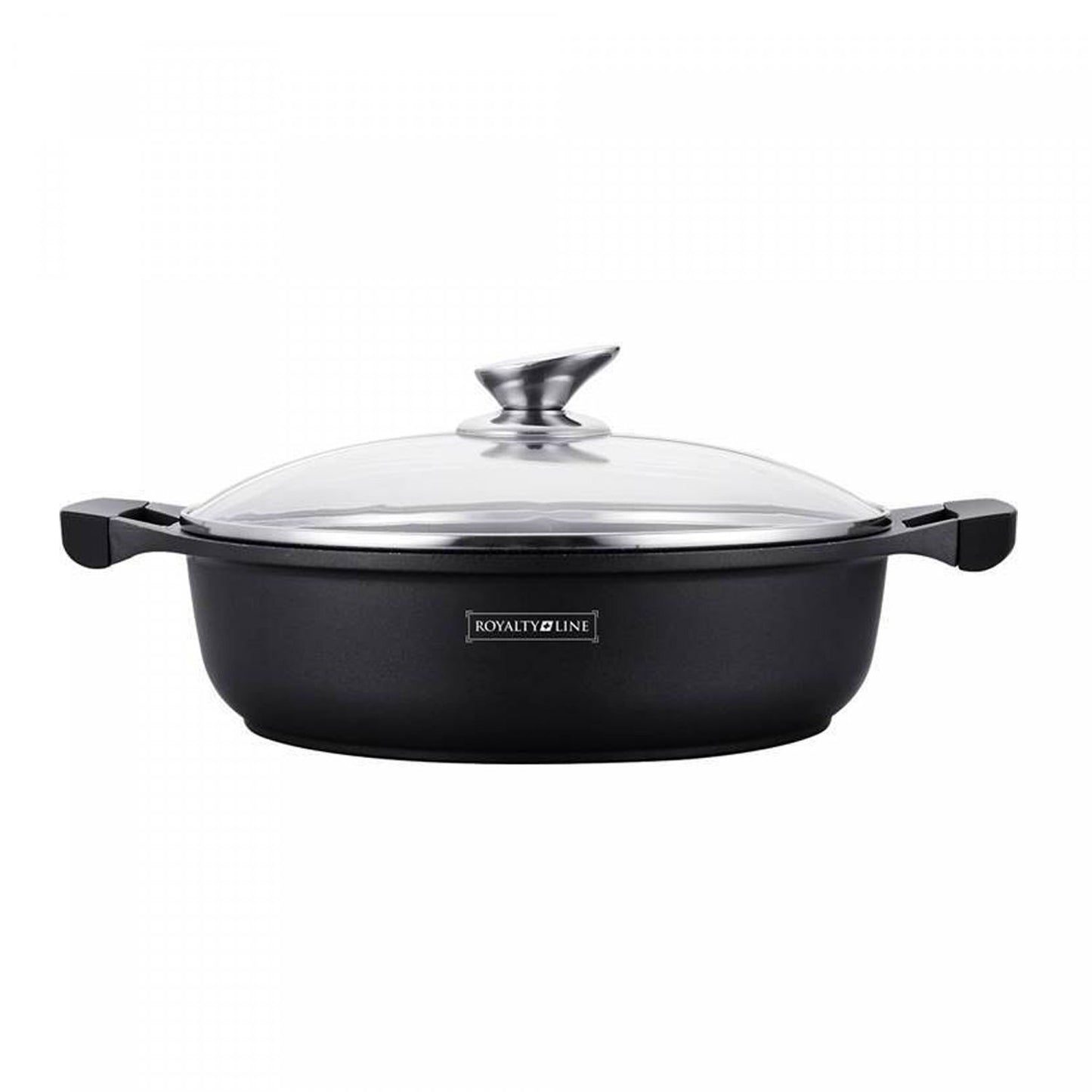 Royalty Line RL-BR28M: marmeren ondiepe soeppan 28cm - Bivakshop