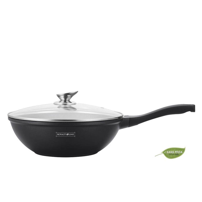Royalty Line RL-BW28M; Marmeren coating wok 28cm - Bivakshop