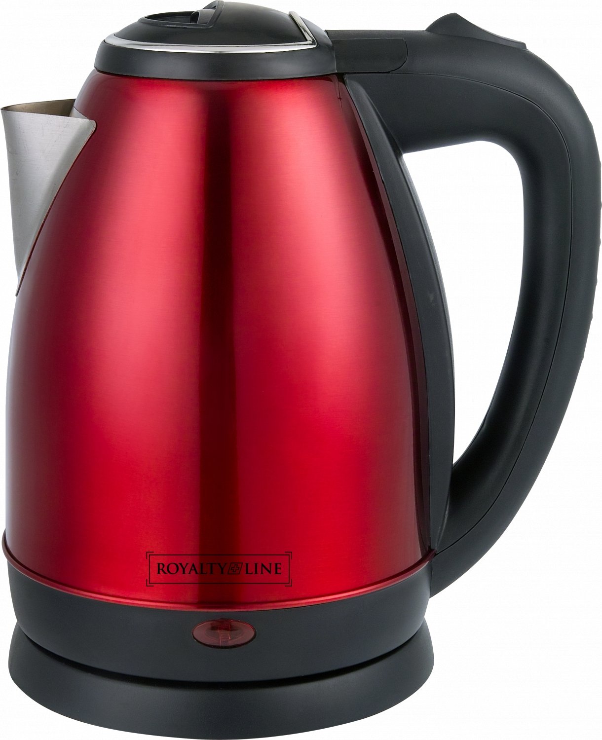 Royalty Line RL-SSK1.7L: 1,7 L Elektrische Waterkoker - 1500W Rood - Bivakshop