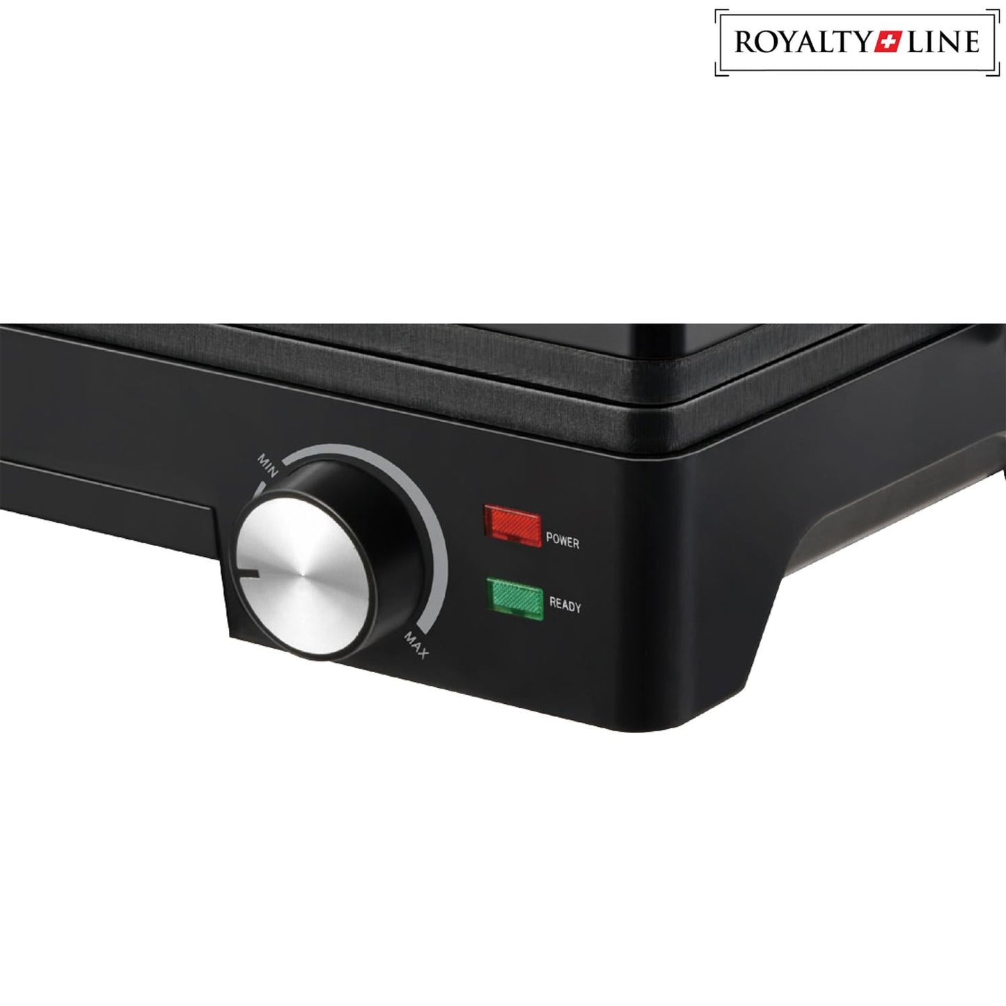 Royalty Line Zwart Broodrooster Grill 1600W - Bivakshop