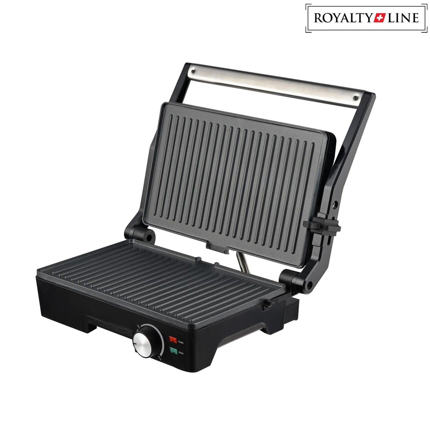 Royalty Line Zwart Broodrooster Grill 1600W - Bivakshop