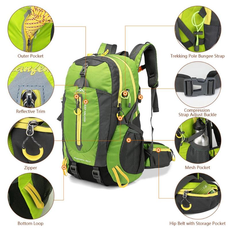 Rugzak - Waterdichte Klimrugzak - 40 L - Bivakshop