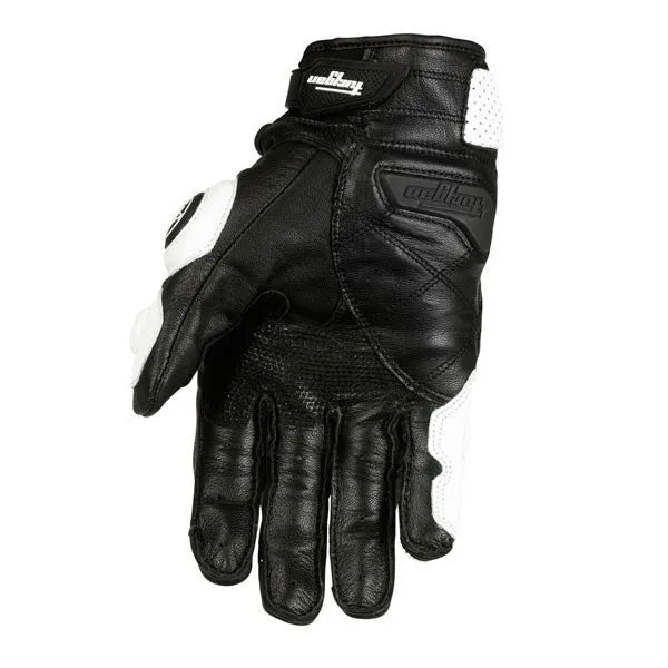 Stoere zwarte motorhandschoenen van echt leer - Voor heren - Bivakshop