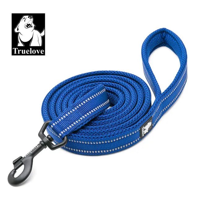 Truelove zachte reflecterende nylon mesh gewatteerde hondenriem - Bivakshop