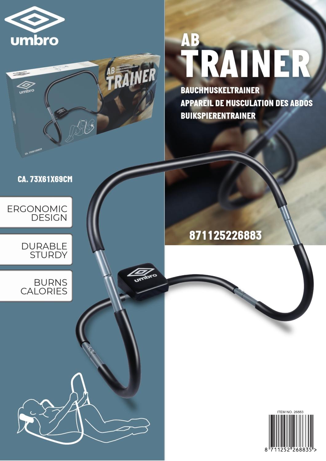 Umbro Ab Trainer - Crunch Roller Oefenapparaat - Buikspieroefening - Bivakshop