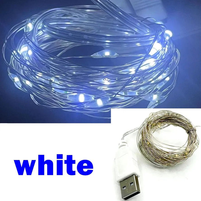 USB LED koperdraad verlichting - Sfeervolle waterdichte fairy lights - Bivakshop
