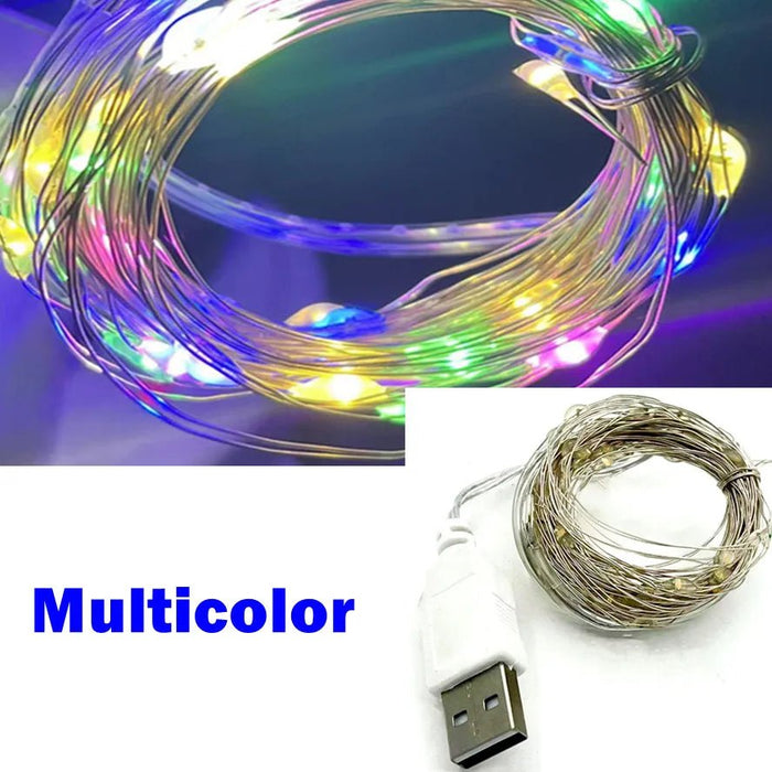 USB LED koperdraad verlichting - Sfeervolle waterdichte fairy lights - Bivakshop