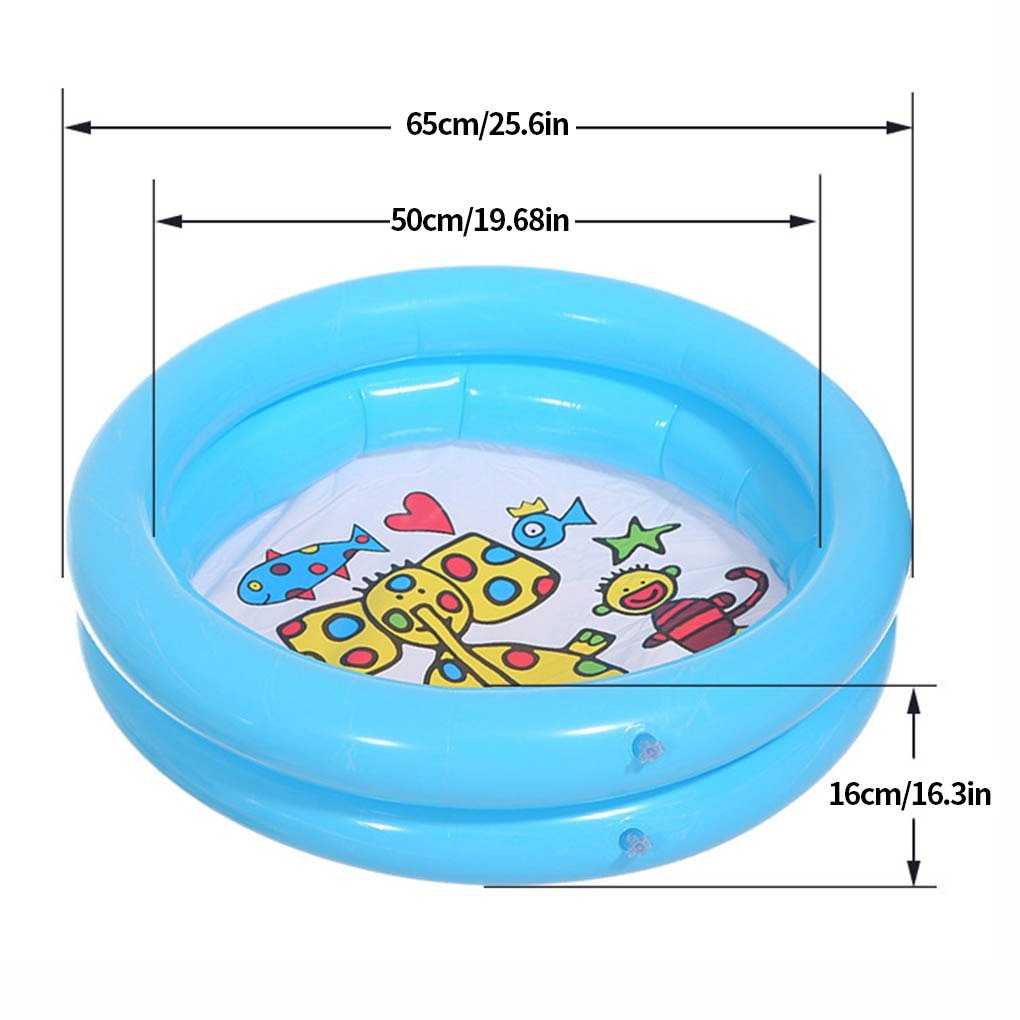 Verfrissend plezier met het 1Pc 65X65CM baby opblaasbare zwembad - Bivakshop