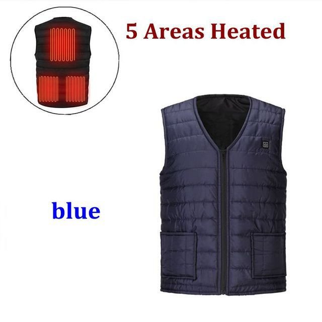 Verwarmde bodywarmer - USB - Elektrische kleding - Verstelbare warmte -Thermo vest - Verwarmd vest - Bivakshop