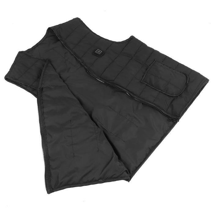 Verwarmde bodywarmer - USB - Elektrische kleding - Verstelbare warmte -Thermo vest - Verwarmd vest - Bivakshop