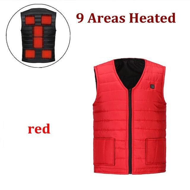 Verwarmde bodywarmer - USB - Elektrische kleding - Verstelbare warmte -Thermo vest - Verwarmd vest - Bivakshop