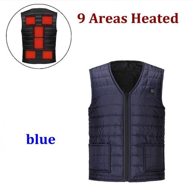 Verwarmde bodywarmer - USB - Elektrische kleding - Verstelbare warmte -Thermo vest - Verwarmd vest - Bivakshop