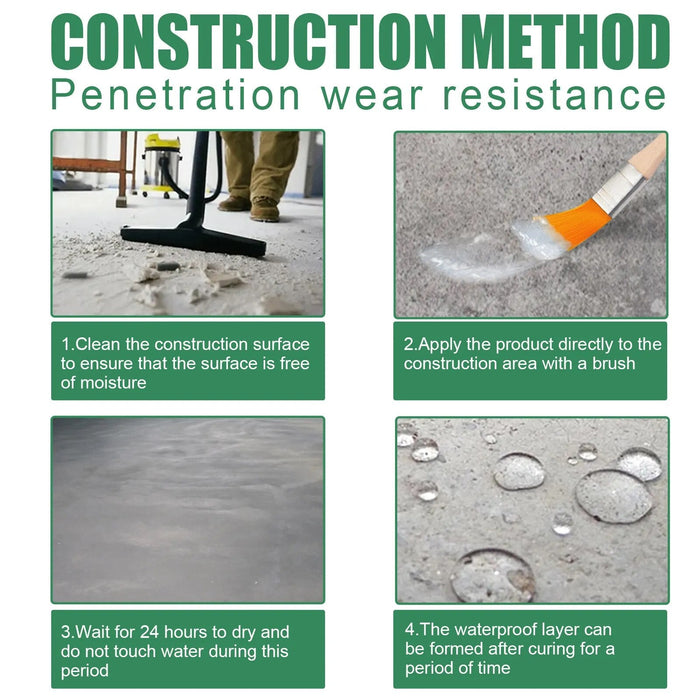 Waterdichte coating afdichtmiddel - Transparante onzichtbare pasta lijm - Bivakshop