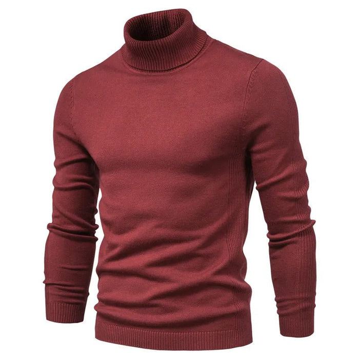 Winter coltrui voor heren - Stijlvolle trui met turtle neck - Casual Looks - Bivakshop