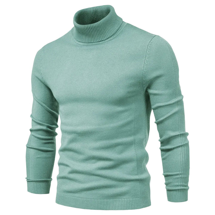Winter coltrui voor heren - Stijlvolle trui met turtle neck - Casual Looks - Bivakshop
