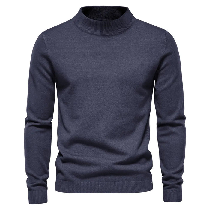 Winter coltrui voor heren - Stijlvolle trui met turtle neck - Casual Looks - Bivakshop