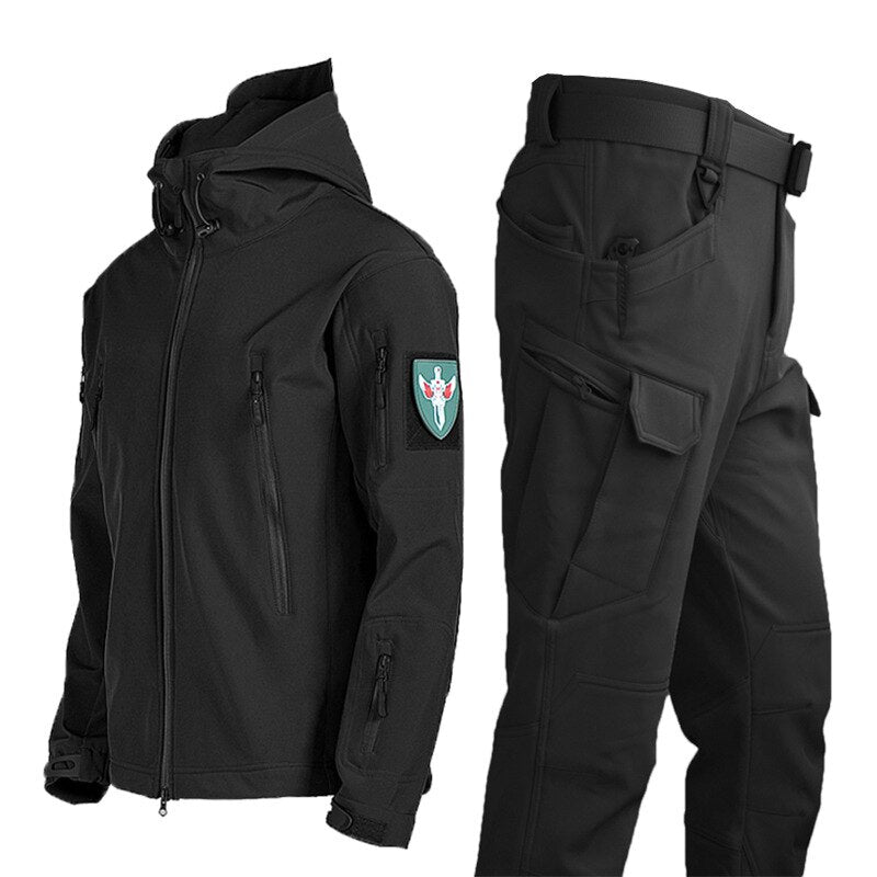 Winter herfst fleece Jas - Militair tactisch waterdicht pak - Unisex - Trainingspak - Bivakshop