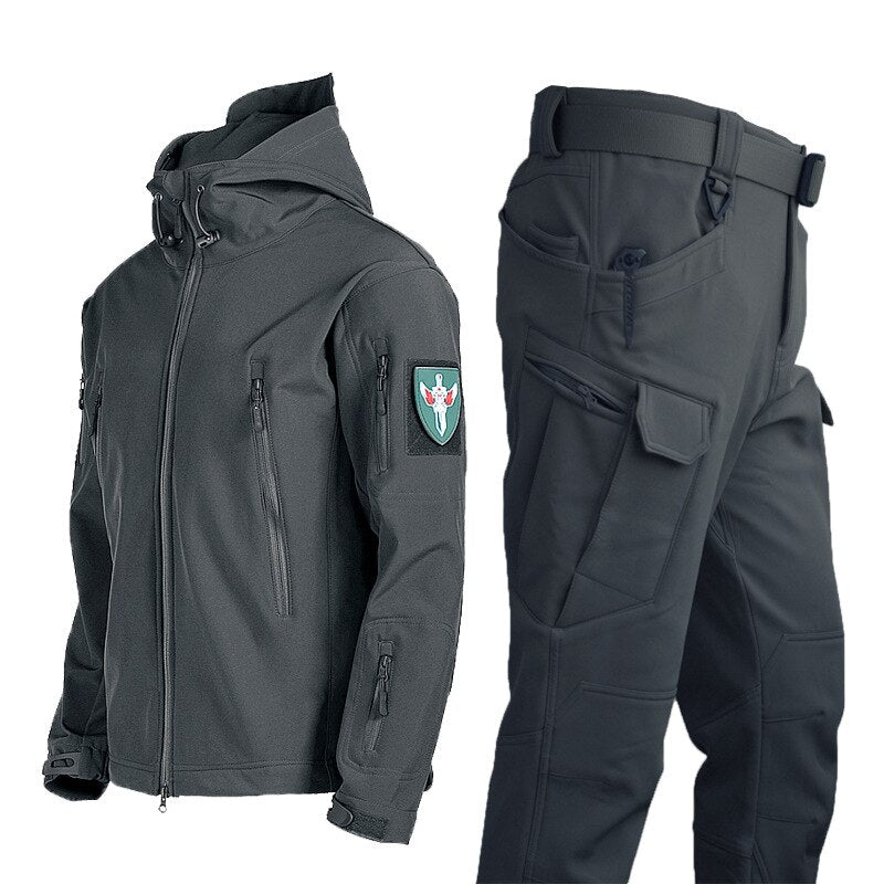 Winter herfst fleece Jas - Militair tactisch waterdicht pak - Unisex - Trainingspak - Bivakshop